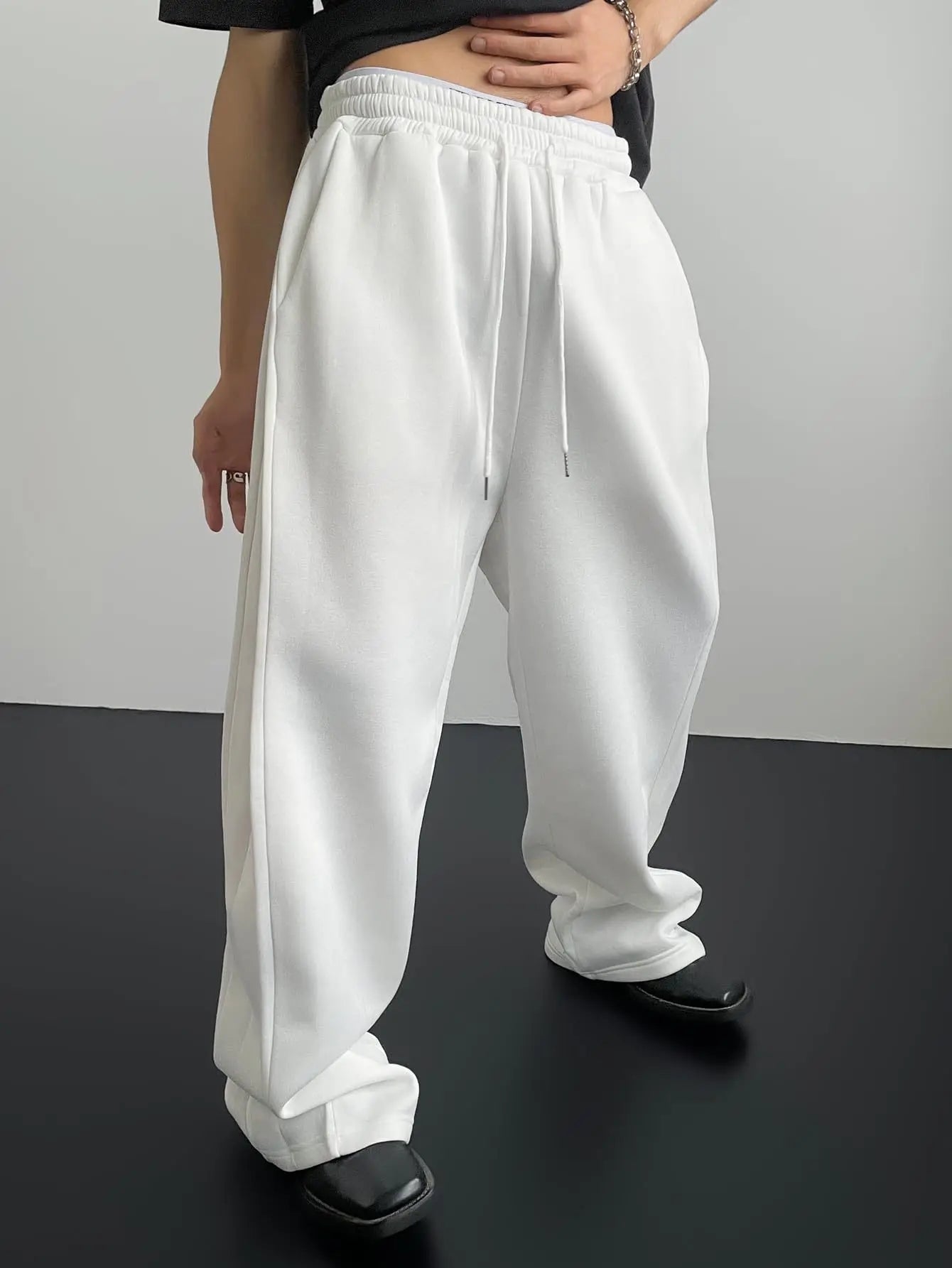 New Y2K Style Baggy Joggers for Men Hip Hop Cargo Pants Oversized Street Fashion Trousers Casual Loose Fit Pants