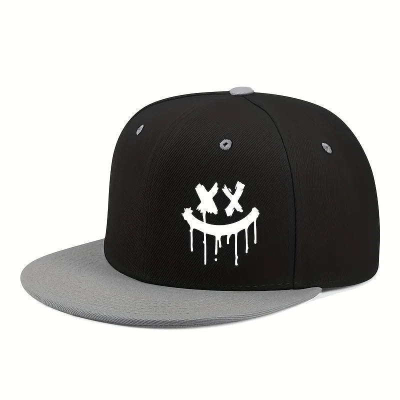 Halloween Themed Outdoor Event Truck Driver Hat Flat Adjustable Brimmed Baseball Caps Unisex Hip-Hop Hats Fashionable Headwear