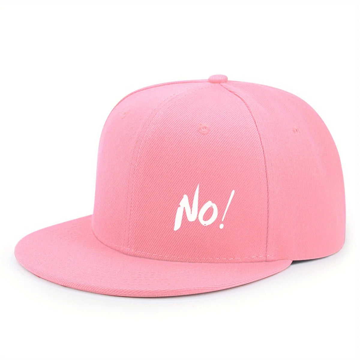 Printing Logo NO! Outdoor Fun Ctional Casual Flat Brimmed Baseball Hat Out Of The Street Trendy Urban Style Men's And Women Cap