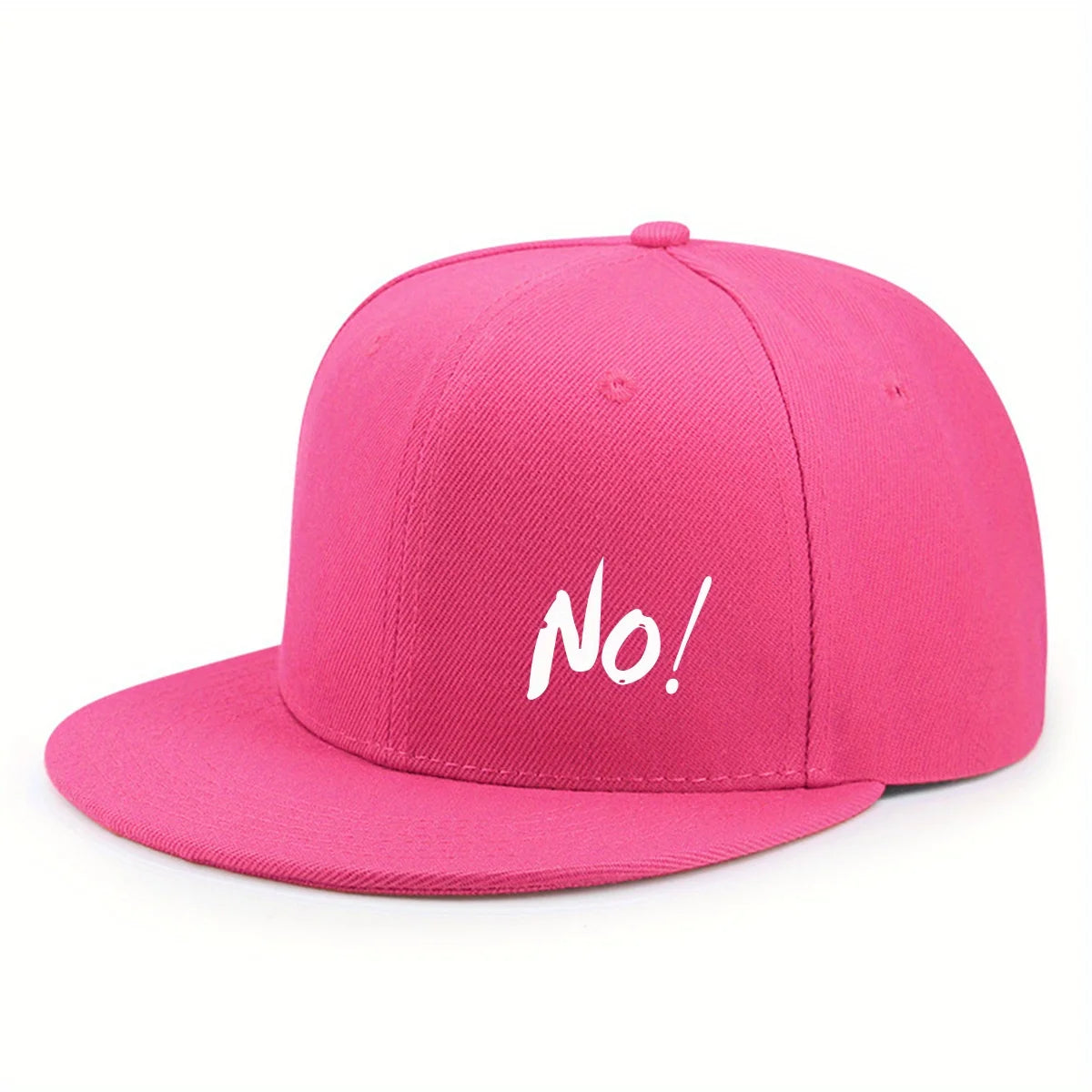 Printing Logo NO! Outdoor Fun Ctional Casual Flat Brimmed Baseball Hat Out Of The Street Trendy Urban Style Men's And Women Cap