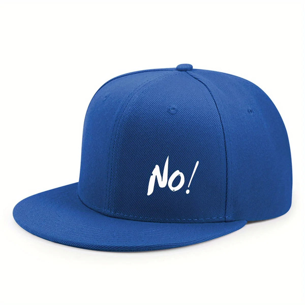 Printing Logo NO! Outdoor Fun Ctional Casual Flat Brimmed Baseball Hat Out Of The Street Trendy Urban Style Men's And Women Cap